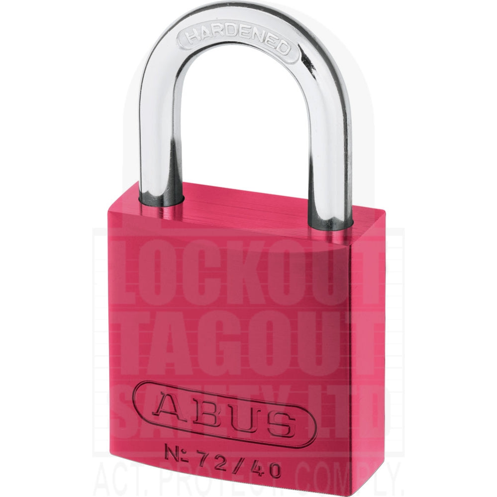 72/40 Series Abus Aluminium Padlock Standard Shackle 72/40 Series Abus Aluminium Padlock Standard Shackle